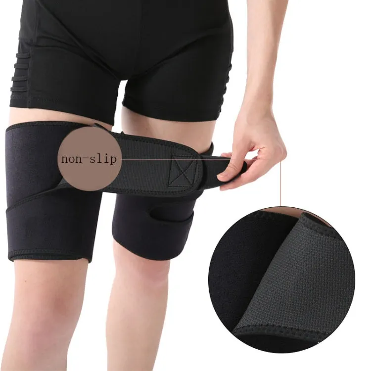 1pair Adhesive Thigh Protector Sports and Fitness Leg Protector, Specification: XL ( 81 x 20cm）