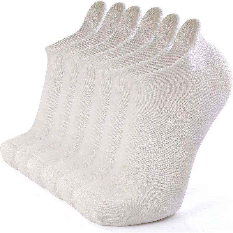 6 Pairs Merino Wool Compression Socks - Anti Blister Stability