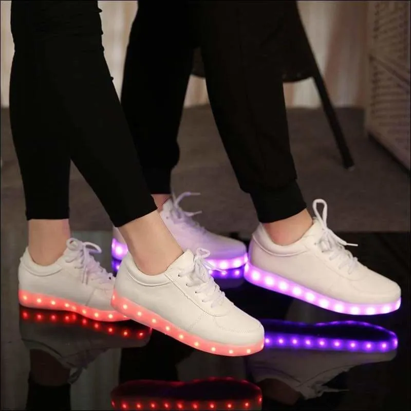 7 Colors Kid Luminous Sneakers Shoes