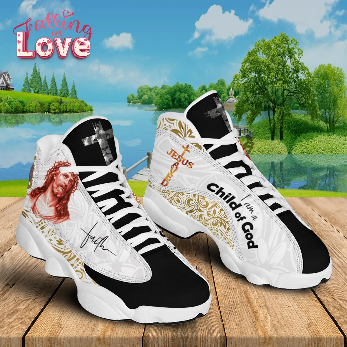 A Child Of GodFor Men Women - Christian Shoes - Jesus Shoes - Unisex Basketball Shoes