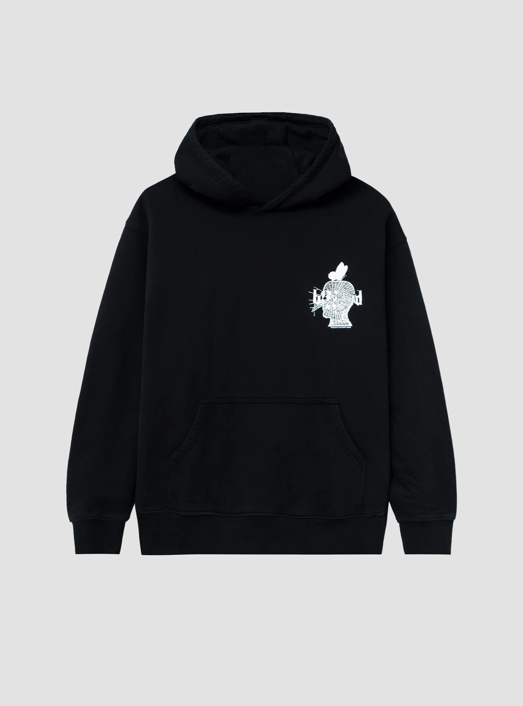 Acid Hooded Sweatshirt Black