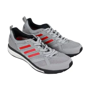 Adidas Adizero Tempo 9 M BB6651 Mens Gray Mesh Athletic Cross Training Shoes