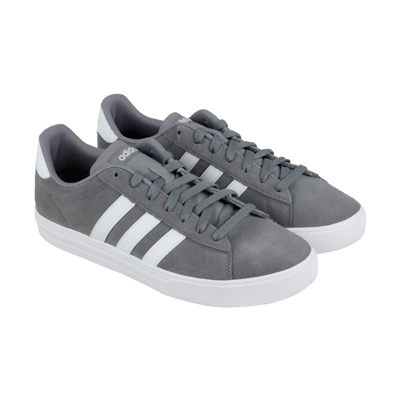 Adidas Daily 2.0 DB0156 Mens Gray Suede Lace Up Lifestyle Sneakers Shoes