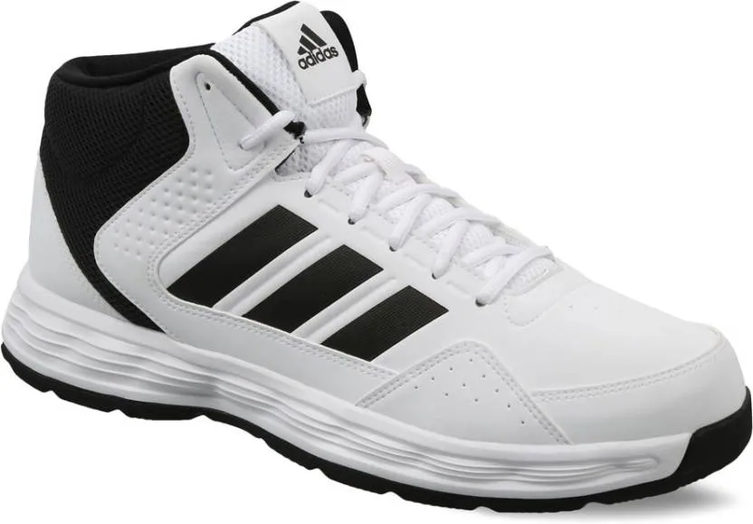 Adidas JAMSLAM Basketball Shoes  (White)