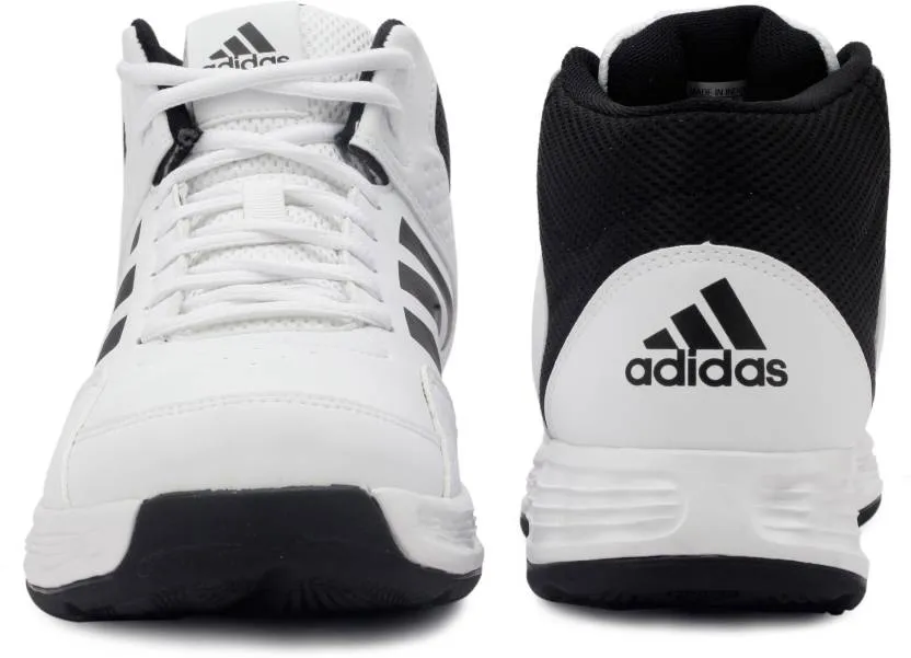 Adidas JAMSLAM Basketball Shoes  (White)