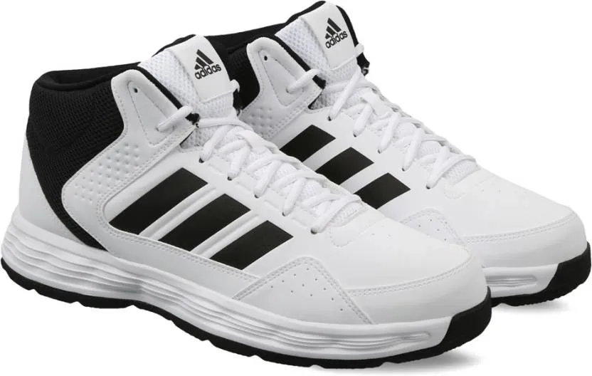 Adidas JAMSLAM Basketball Shoes  (White)