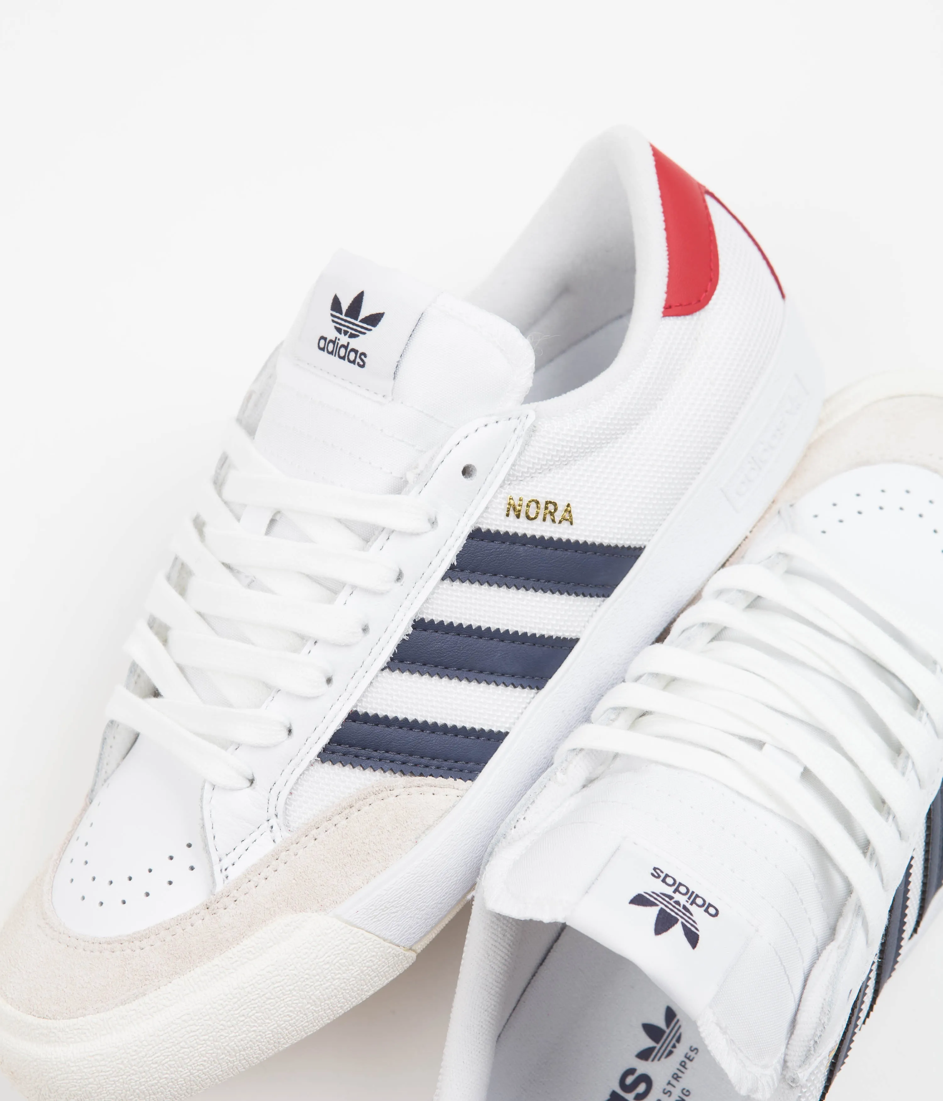 Adidas Nora Shoes - FTWR White / Shadow Navy / Scarlet