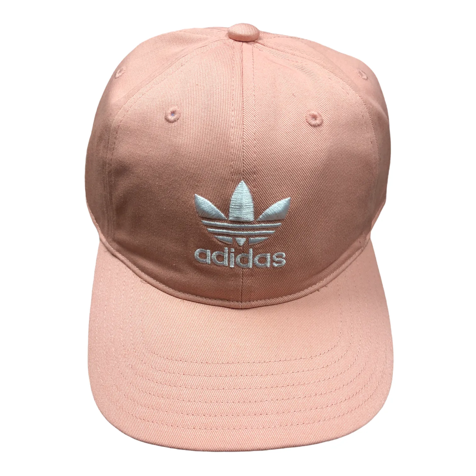 Adidas Originals Relaxed Strapback Hat Dust Pink/White