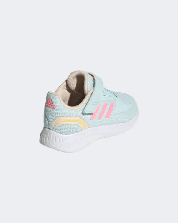 Adidas Runfalcon 2.0 Infant-Girls Running Shoes Turquoise/Pink Hr1404