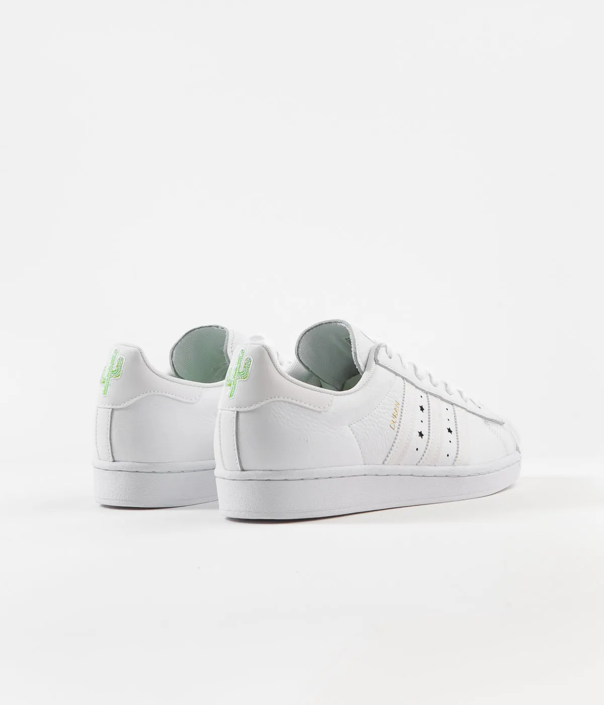 Adidas Superstar ADV 'Duran' Shoes - White / White / White