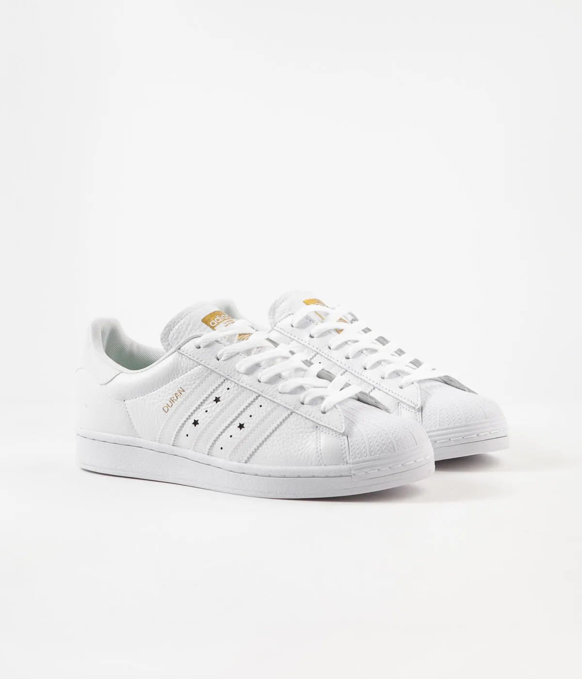 Adidas Superstar ADV 'Duran' Shoes - White / White / White