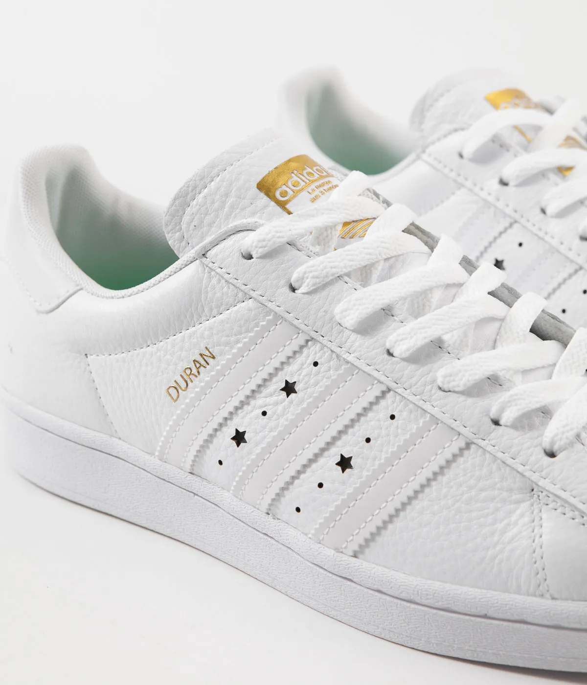 Adidas Superstar ADV 'Duran' Shoes - White / White / White