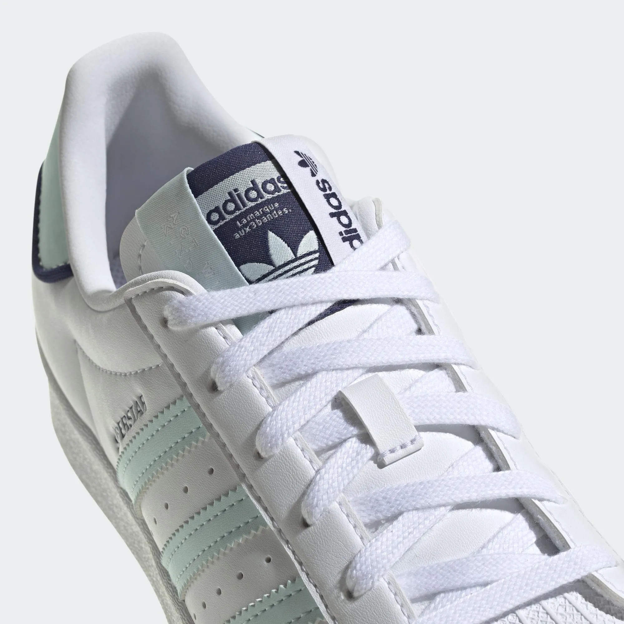 Adidas Women's Superstar Shoes - White / Almost Blue