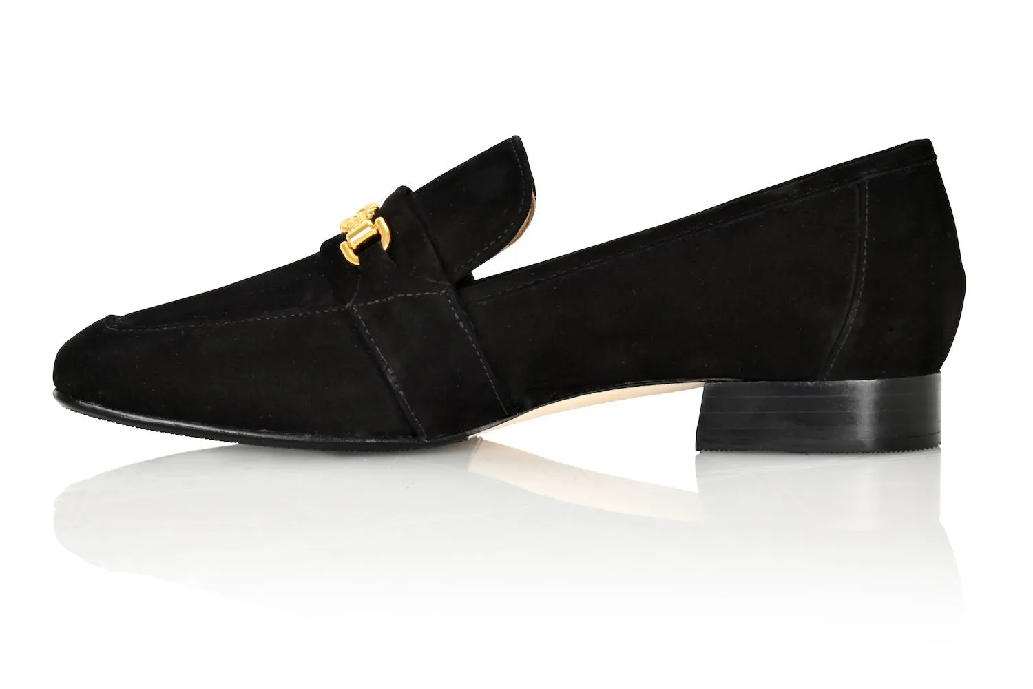 Adonis Black Nubuck Leather Loafer