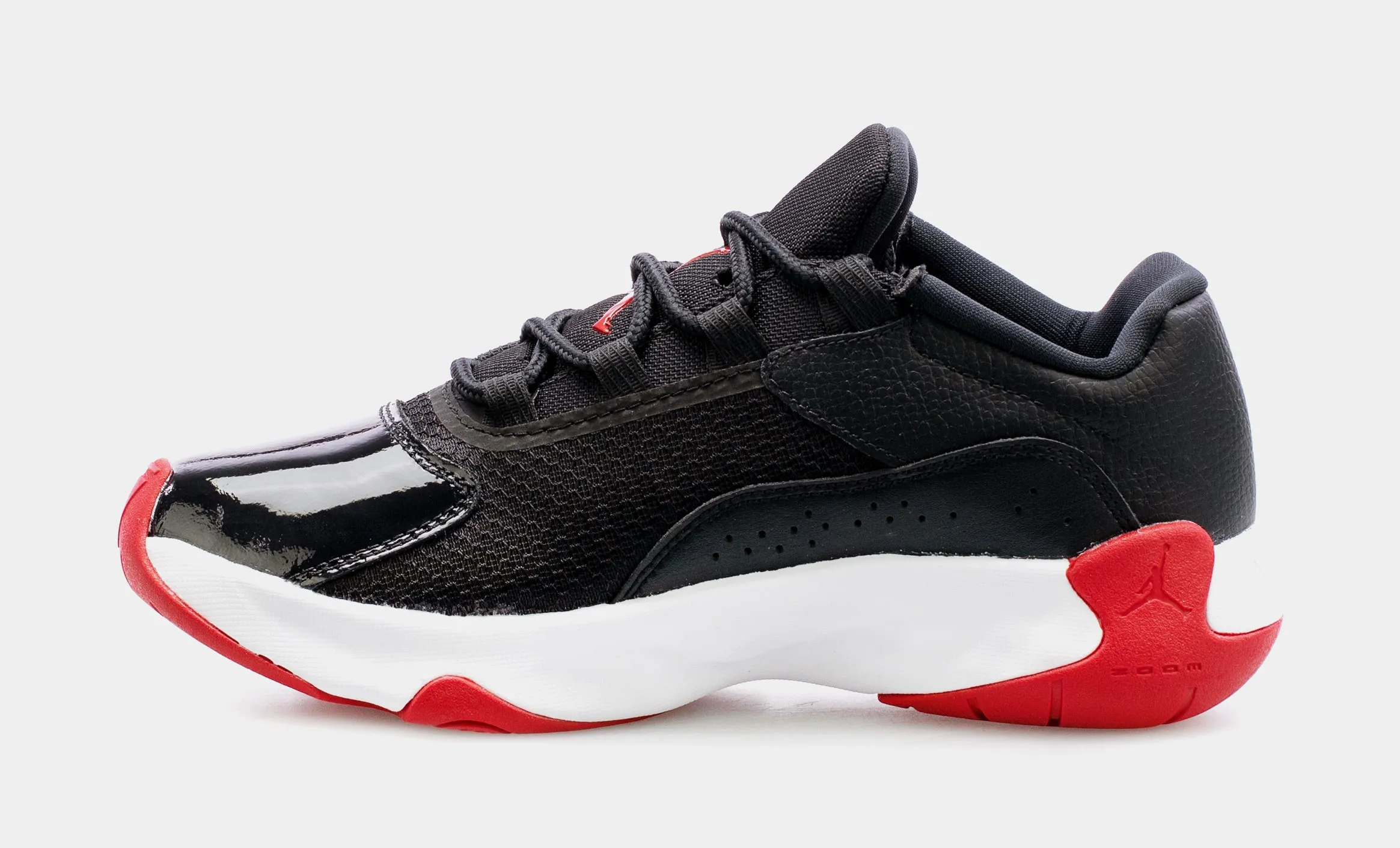 Air Jordan 11 CMFT Low Grade School Basketball Shoes (Black/Red)