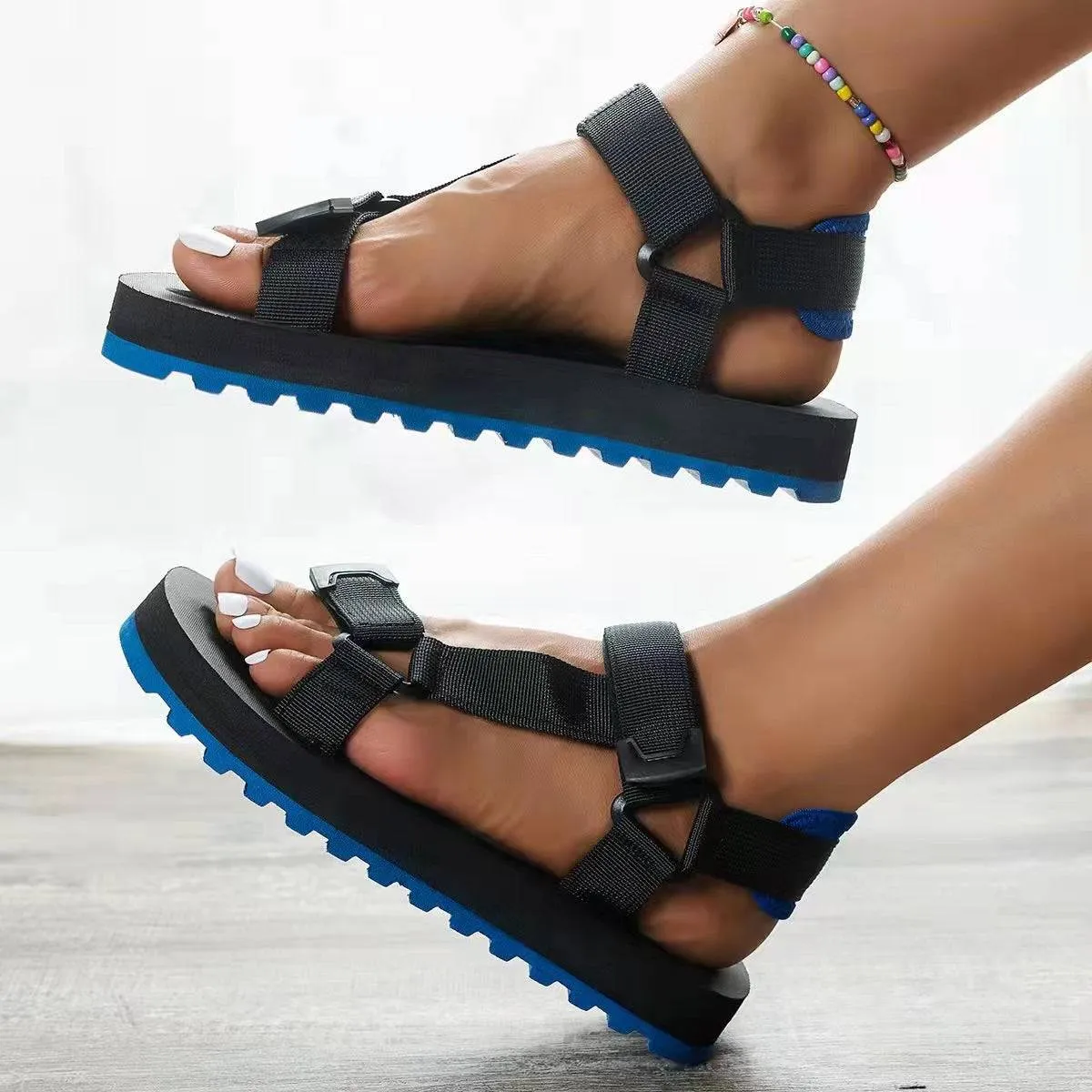 Alaia Velcro Sandals