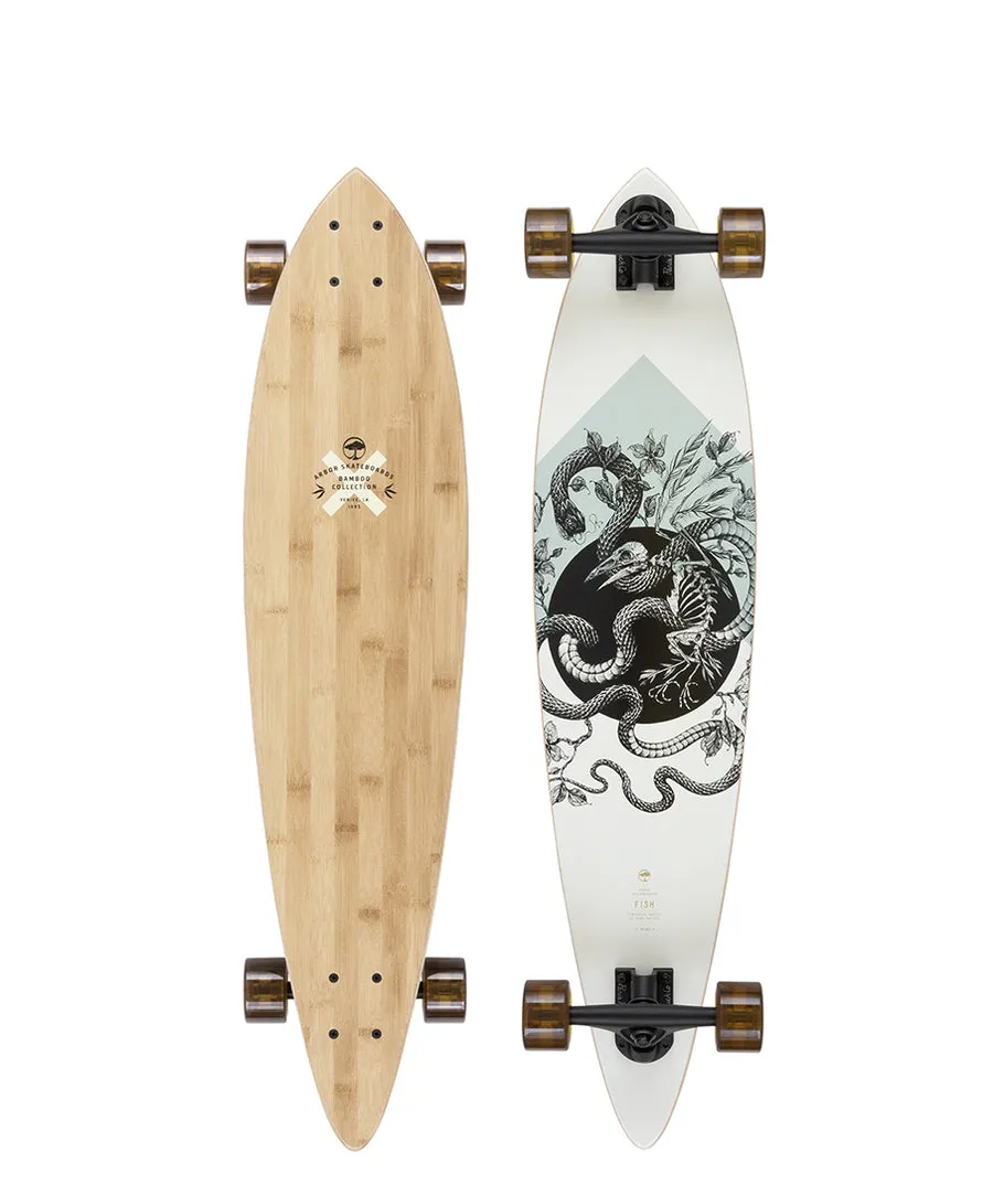 Arbor Fish Bamboo Longboard Complete