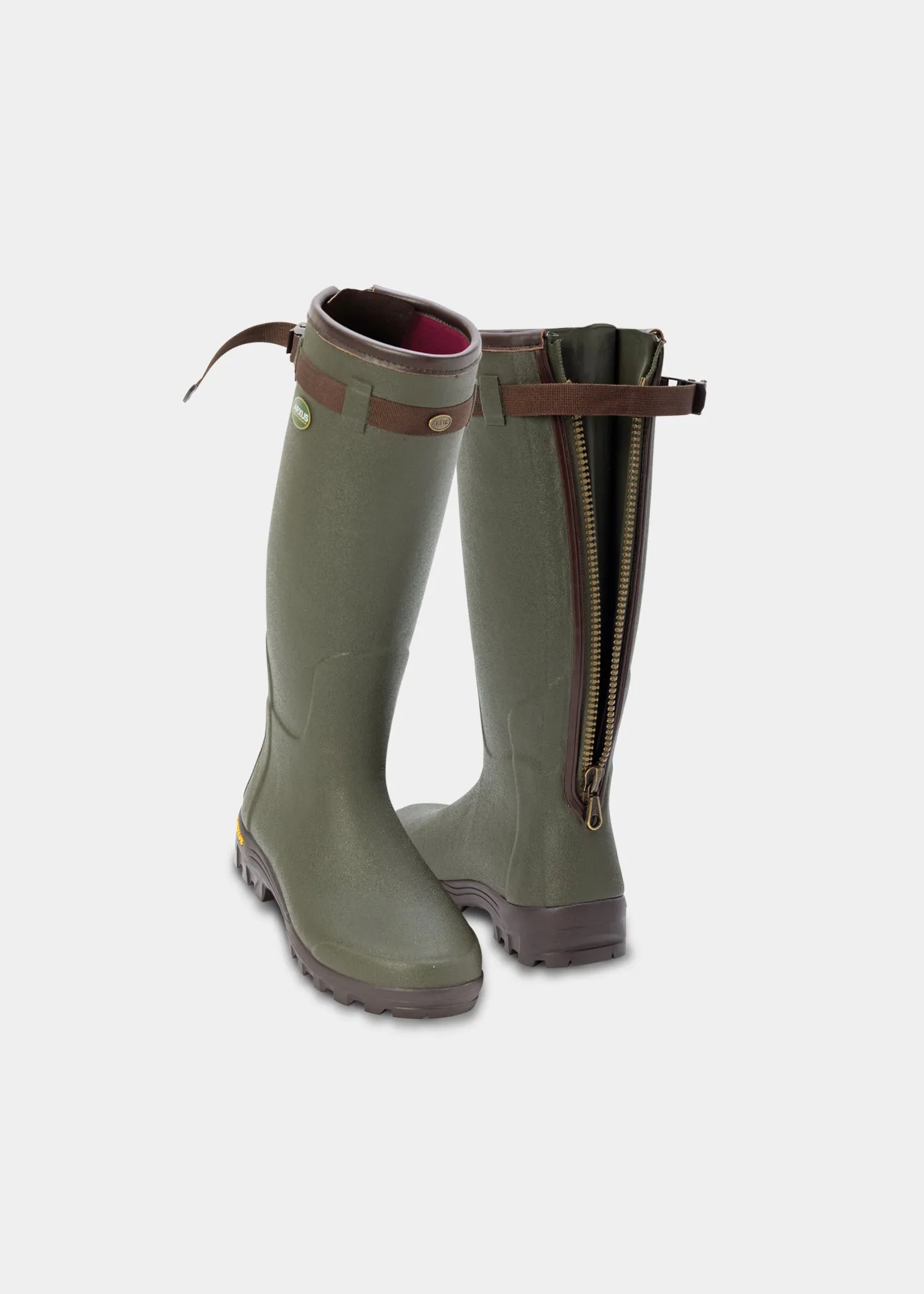 Arxus Primo Nord Zip Boot In Olive