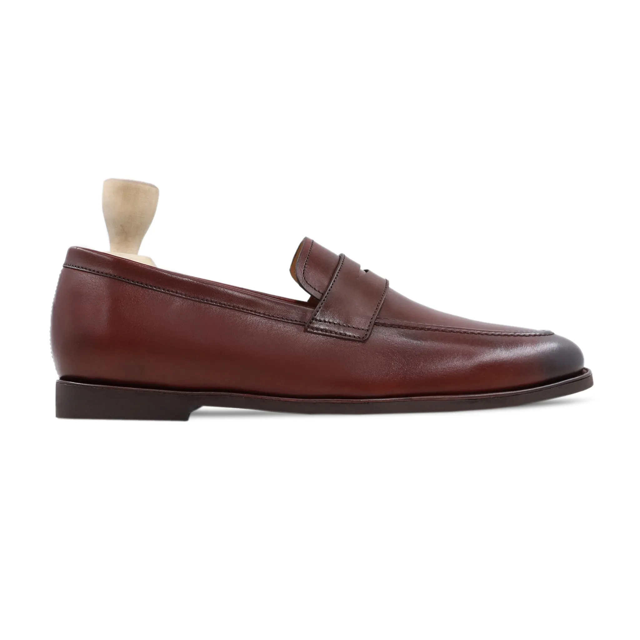 Audry - Men's Burnished Oxblood Calf Leather Loafer