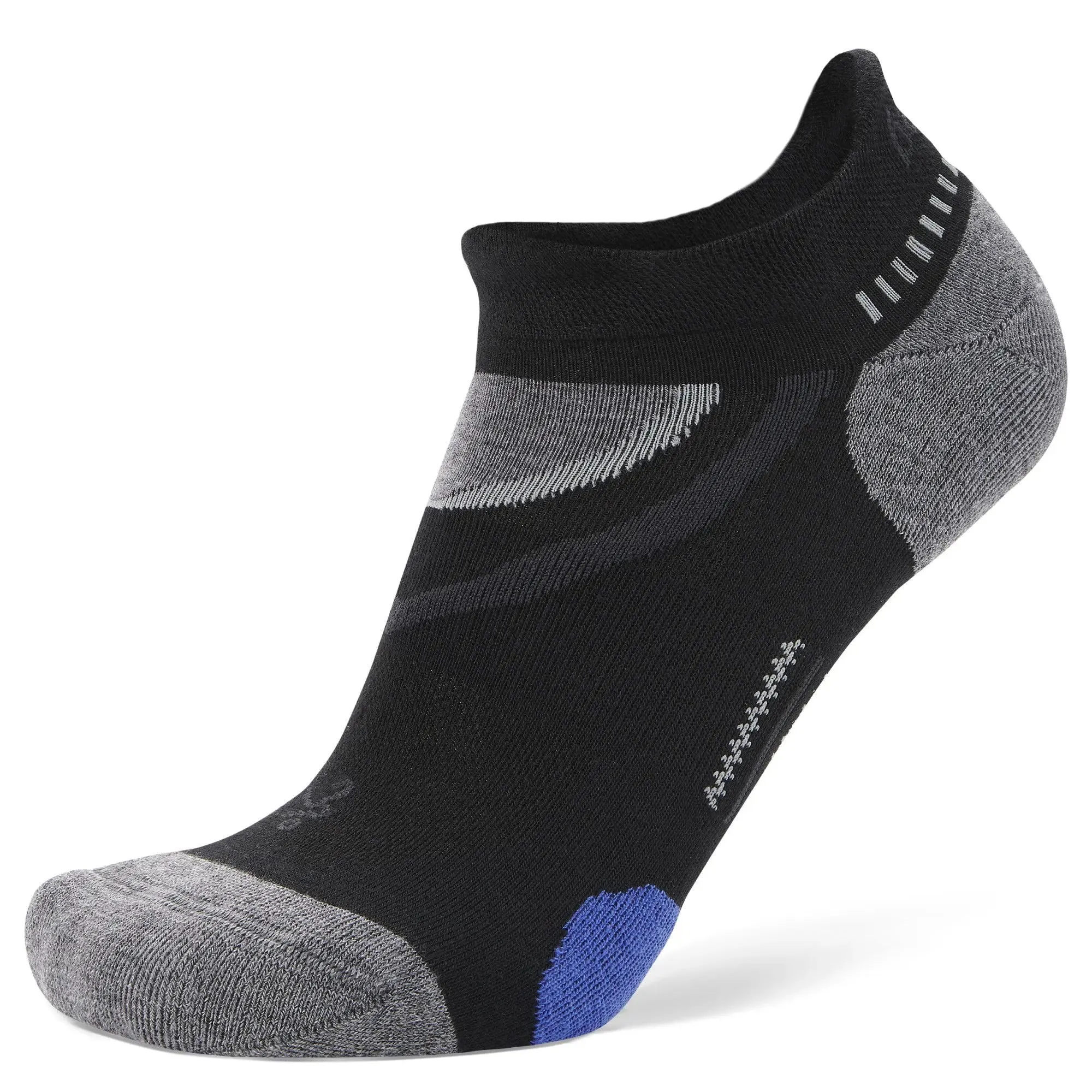 Balega UltraGlide No Show Tab Black Socks