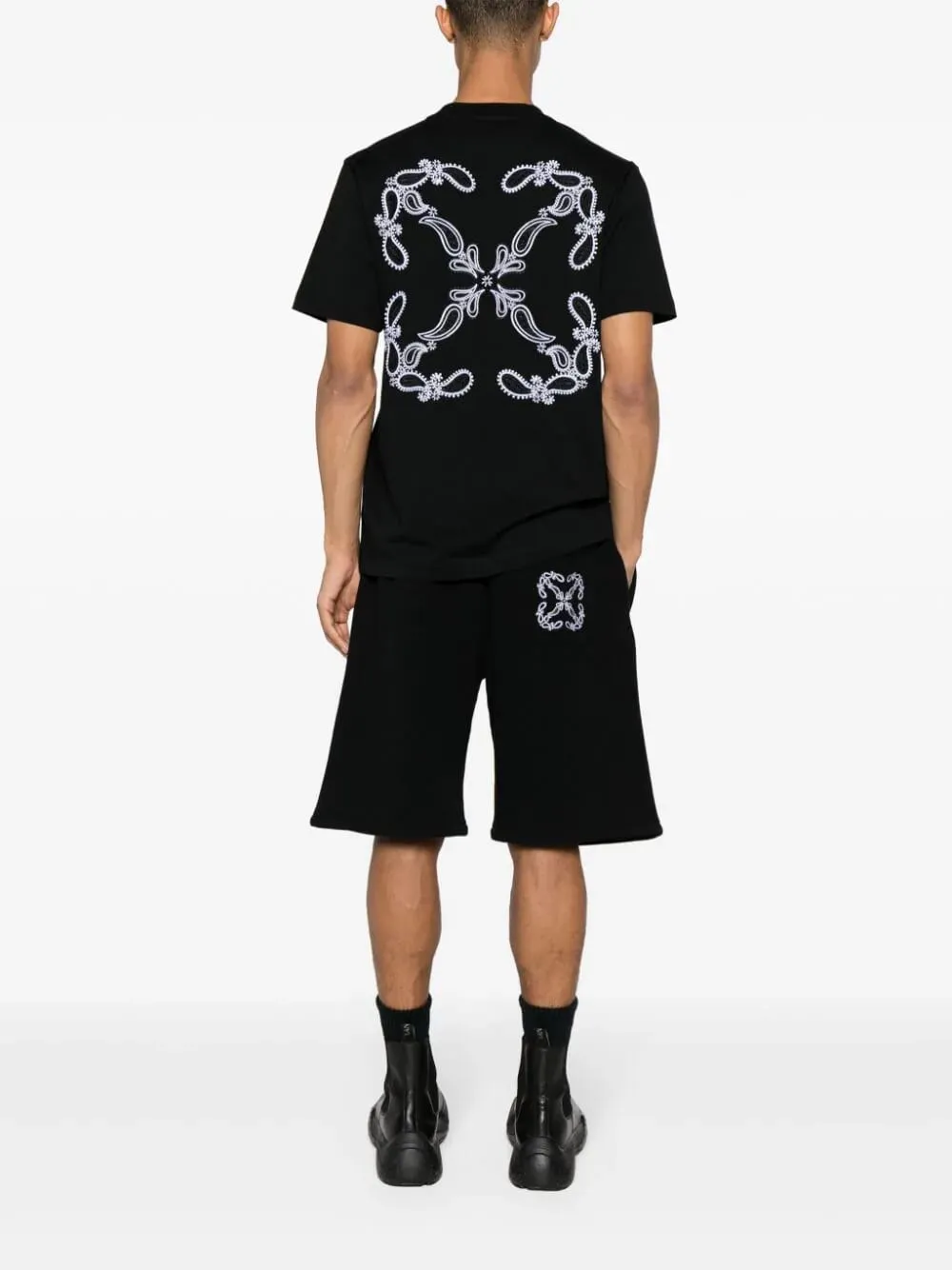 Bandana Arrow Skate Black Shorts