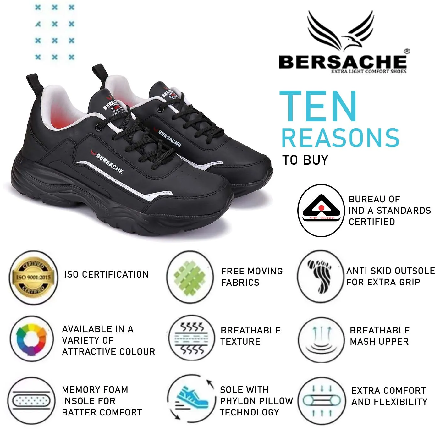 Bersache Lightweight Casual Shoes  For Men -7056