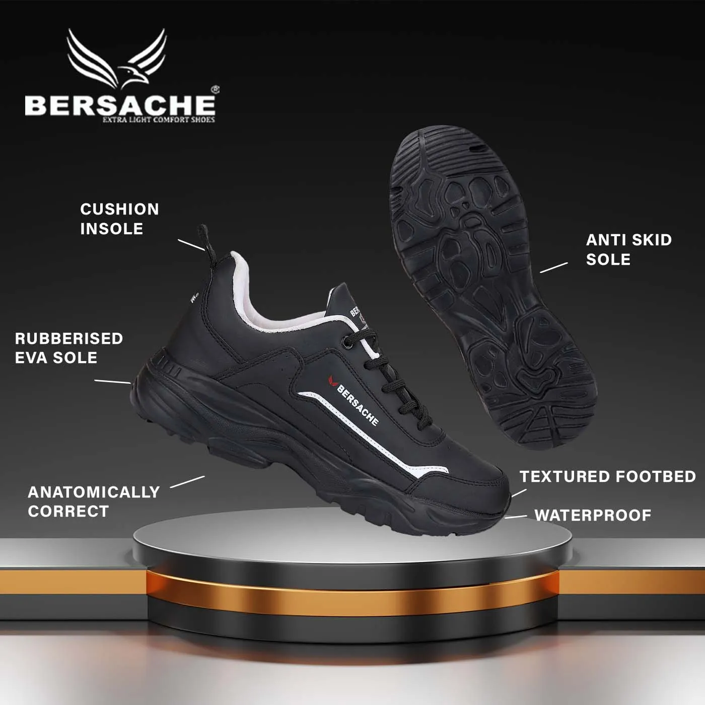 Bersache Lightweight Casual Shoes  For Men -7056