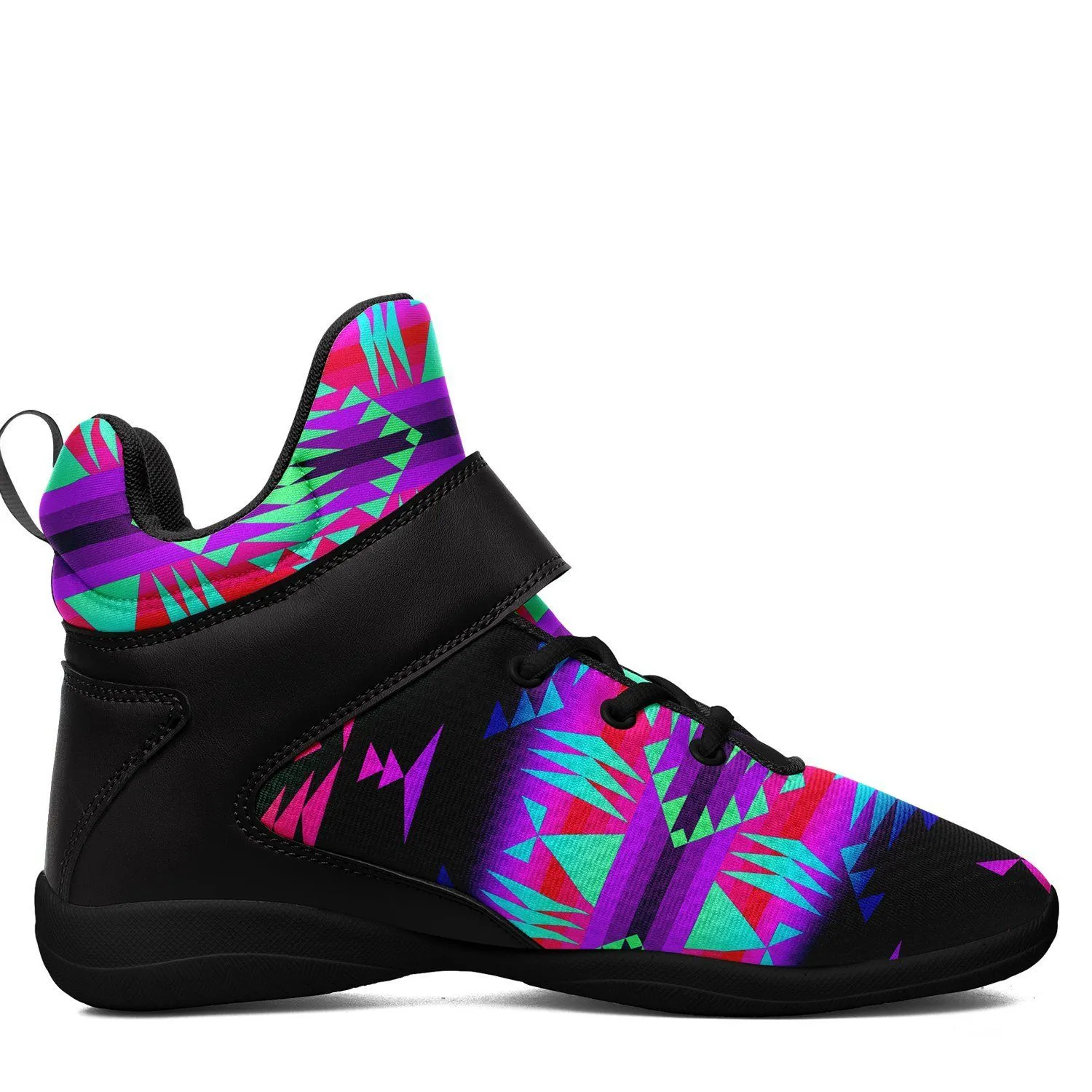 Between the Rocky Mountains Ipottaa Basketball / Sport High Top Shoes - Black Sole