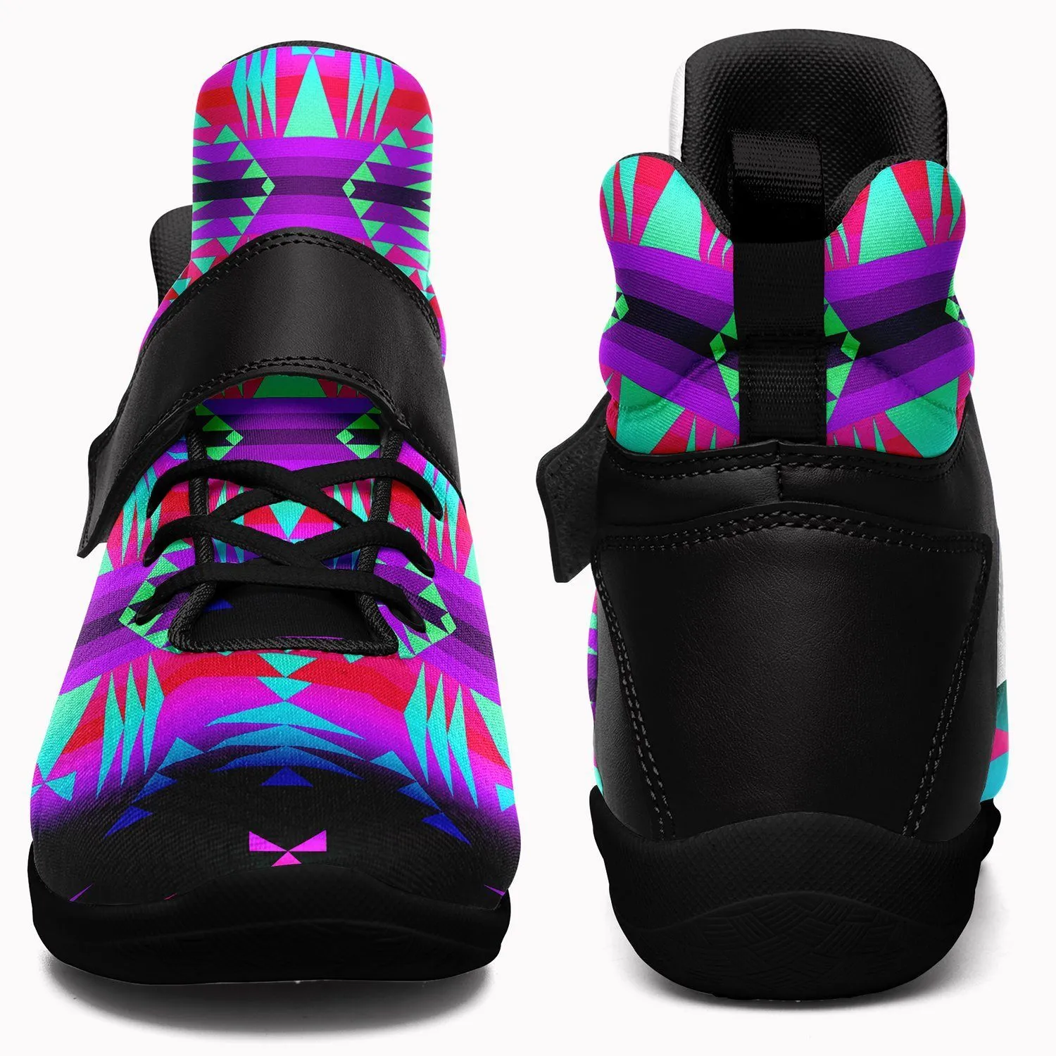 Between the Rocky Mountains Ipottaa Basketball / Sport High Top Shoes - Black Sole