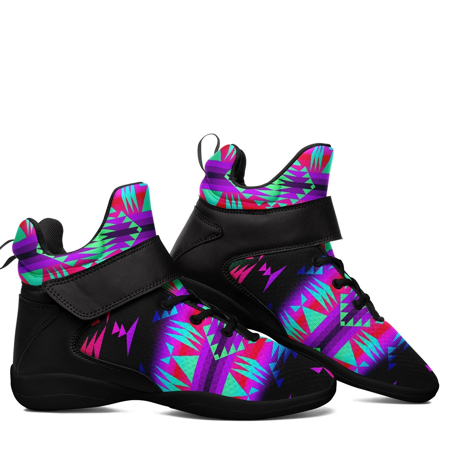 Between the Rocky Mountains Ipottaa Basketball / Sport High Top Shoes - Black Sole