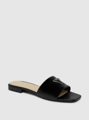 Black Tamsea Slide Sandal