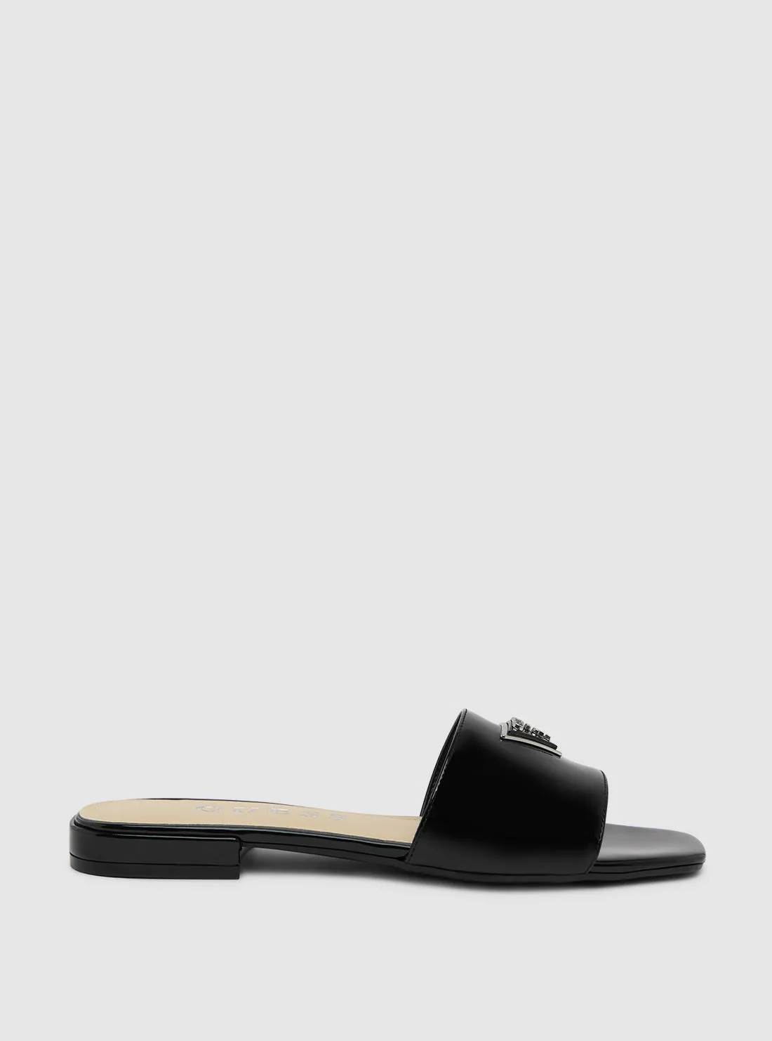 Black Tamsea Slide Sandal