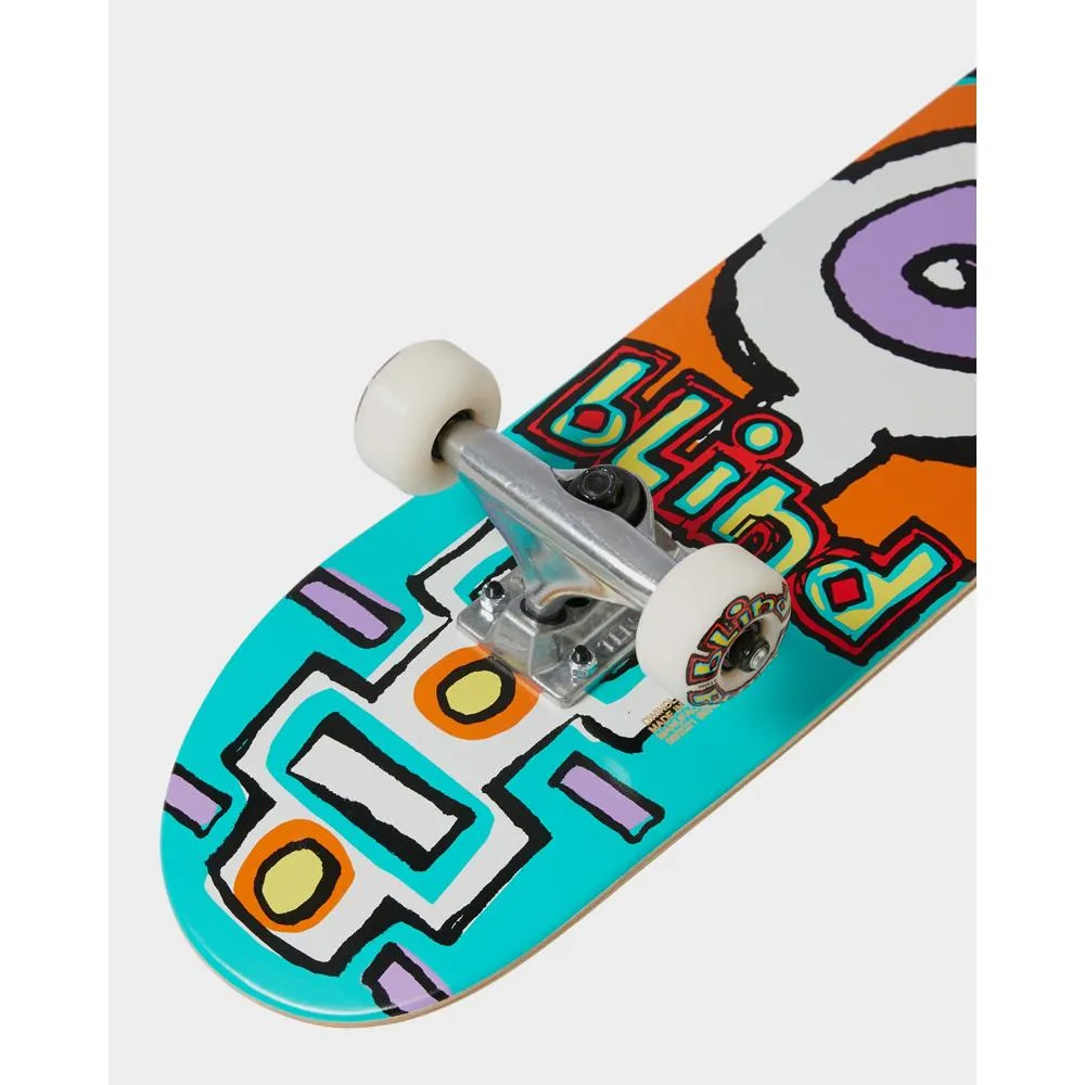 Blind Round Space Teal First Push Softtop 6.75" Skateboard