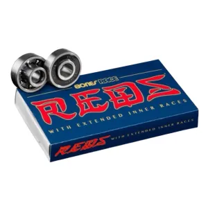 BONES BEARINGS RACE REDS SKATEBOARD BEARINGS