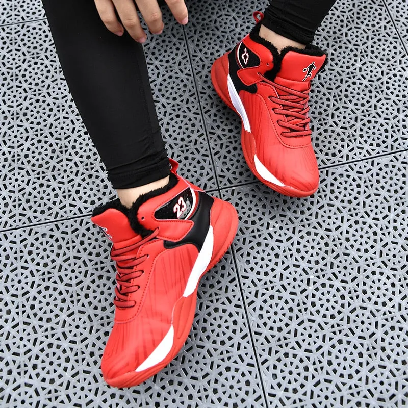 Boys Girls Basketball Shoes Brand Kids Sneakers High Quality Breathable Non-slip Sport Trainer Shoes