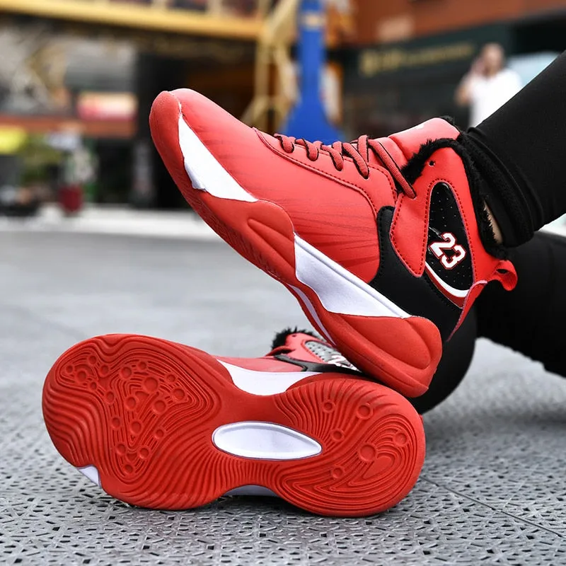 Boys Girls Basketball Shoes Brand Kids Sneakers High Quality Breathable Non-slip Sport Trainer Shoes