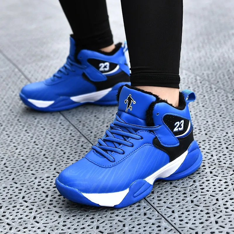 Boys Girls Basketball Shoes Brand Kids Sneakers High Quality Breathable Non-slip Sport Trainer Shoes