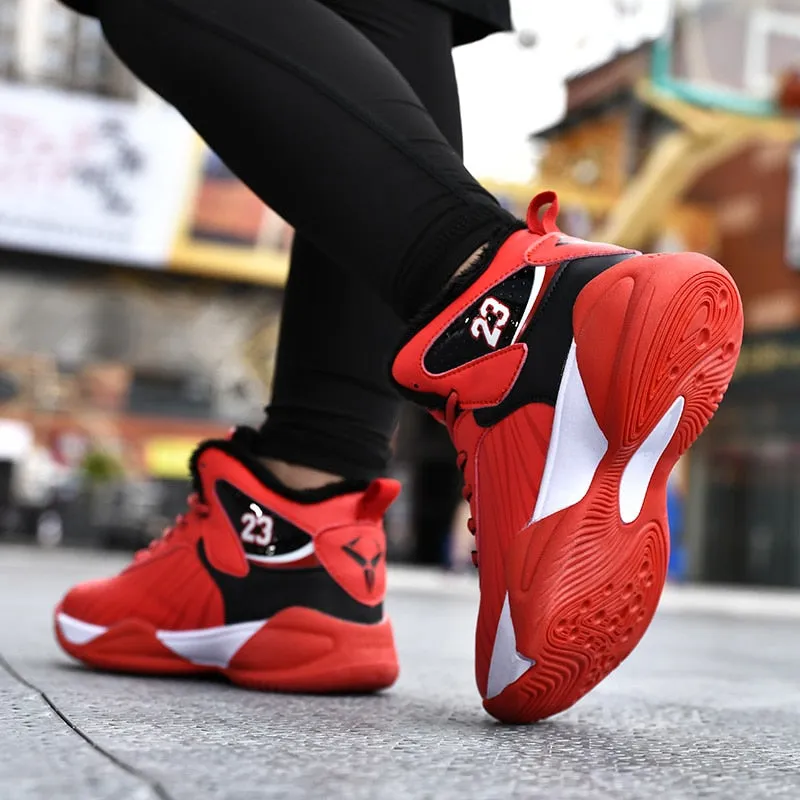 Boys Girls Basketball Shoes Brand Kids Sneakers High Quality Breathable Non-slip Sport Trainer Shoes