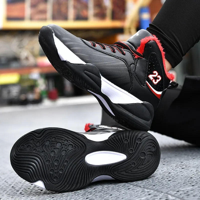 Boys Girls Basketball Shoes Brand Kids Sneakers High Quality Breathable Non-slip Sport Trainer Shoes