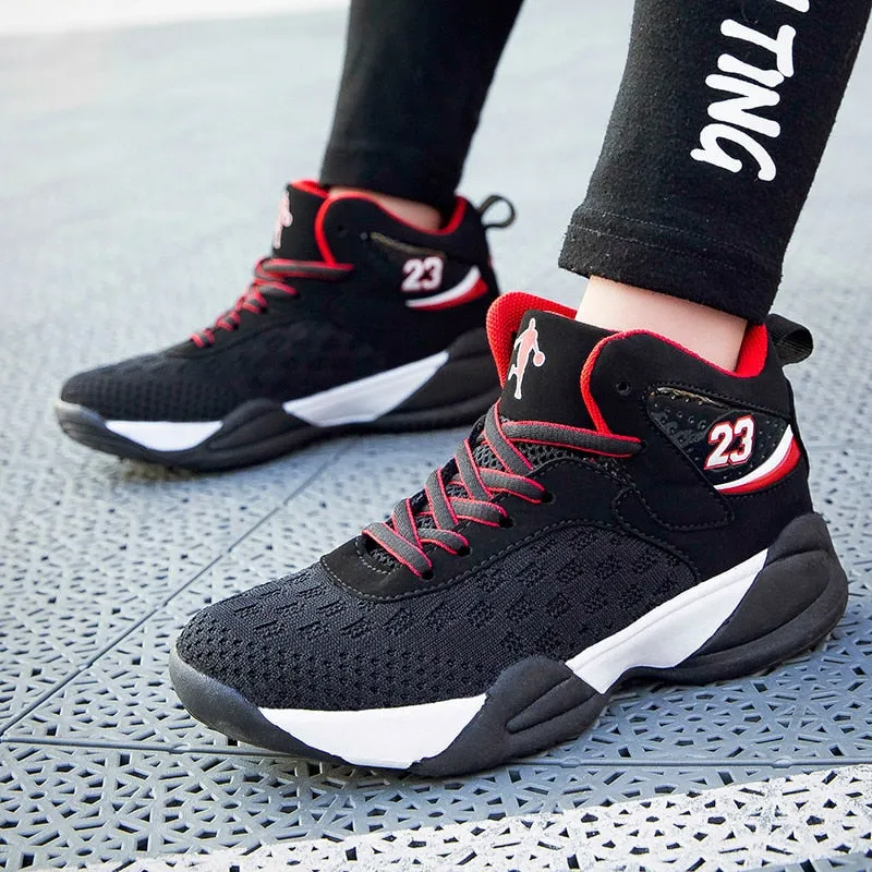 Boys Girls Basketball Shoes Brand Kids Sneakers High Quality Breathable Non-slip Sport Trainer Shoes