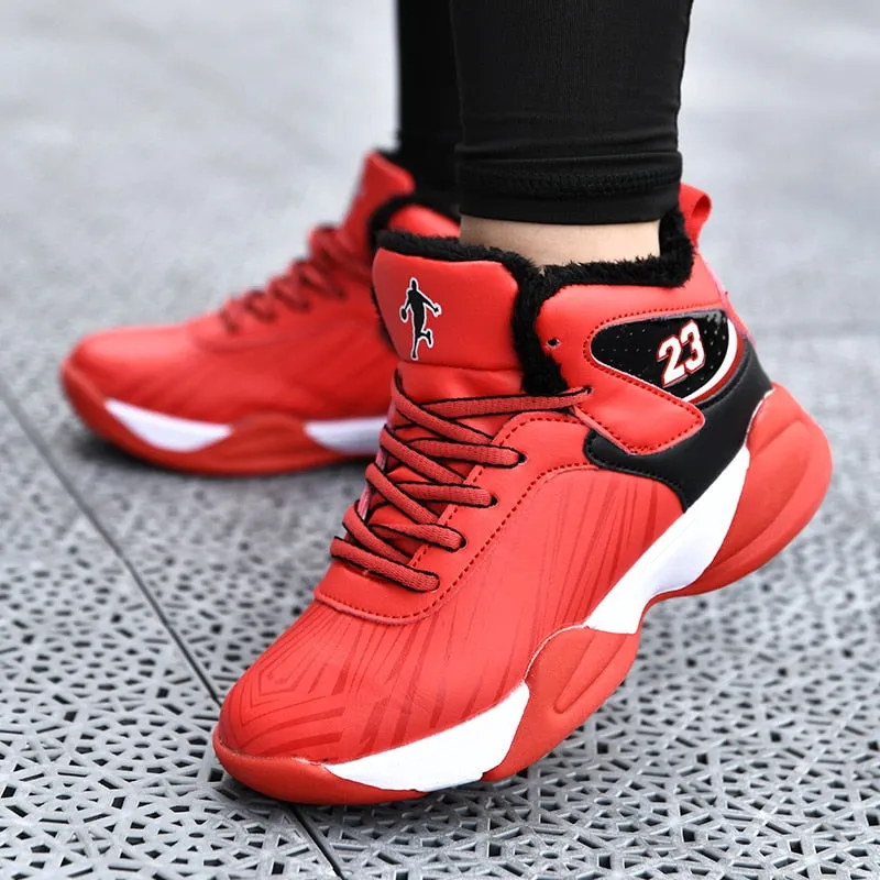 Boys Girls Basketball Shoes Brand Kids Sneakers High Quality Breathable Non-slip Sport Trainer Shoes