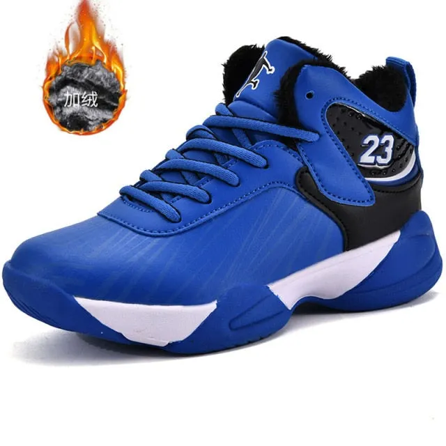 Boys Girls Basketball Shoes Brand Kids Sneakers High Quality Breathable Non-slip Sport Trainer Shoes