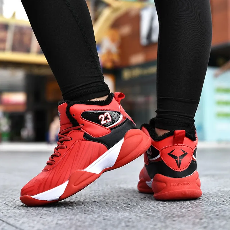 Boys Girls Basketball Shoes Brand Kids Sneakers High Quality Breathable Non-slip Sport Trainer Shoes