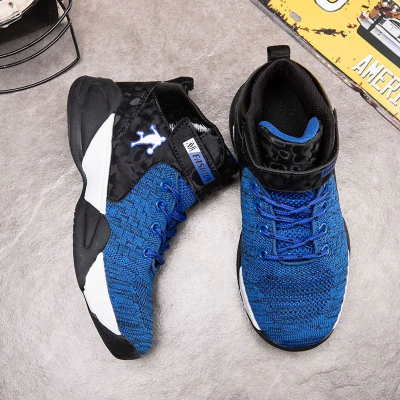 Boys Girls Basketball Shoes Brand Kids Sneakers High Quality Breathable Non-slip Sport Trainer Shoes