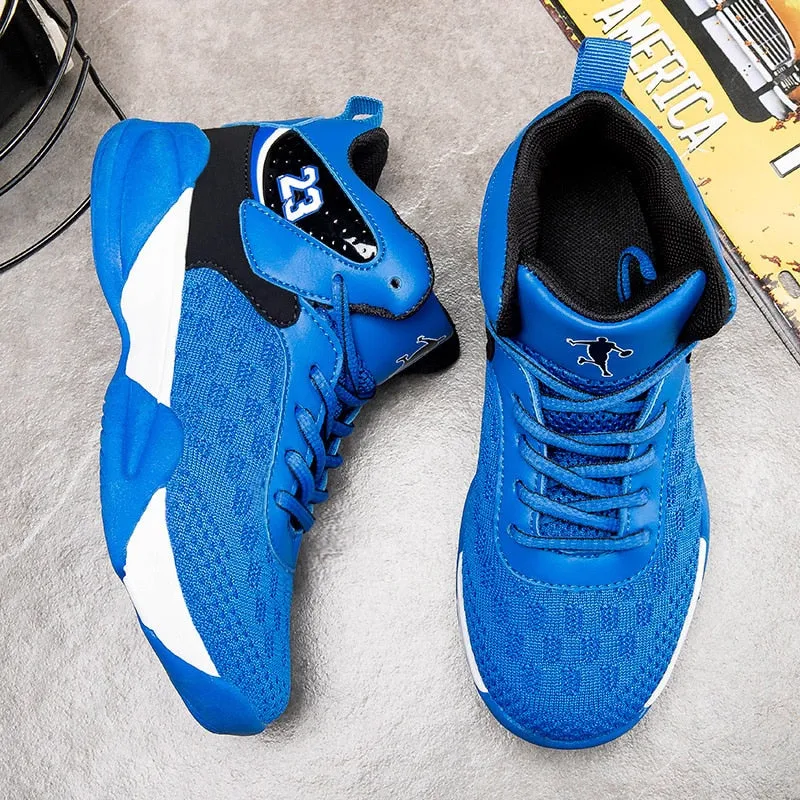 Boys Girls Basketball Shoes Brand Kids Sneakers High Quality Breathable Non-slip Sport Trainer Shoes