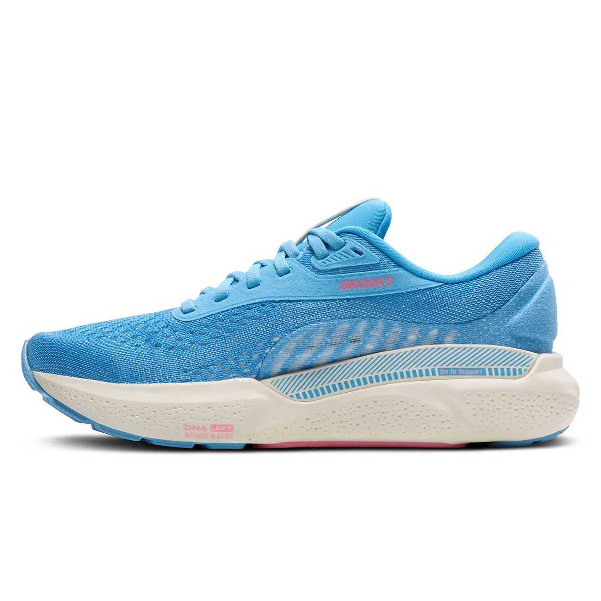 Brooks Adrenaline GTS 24 Womens | Bonnie Blue/grey/pink