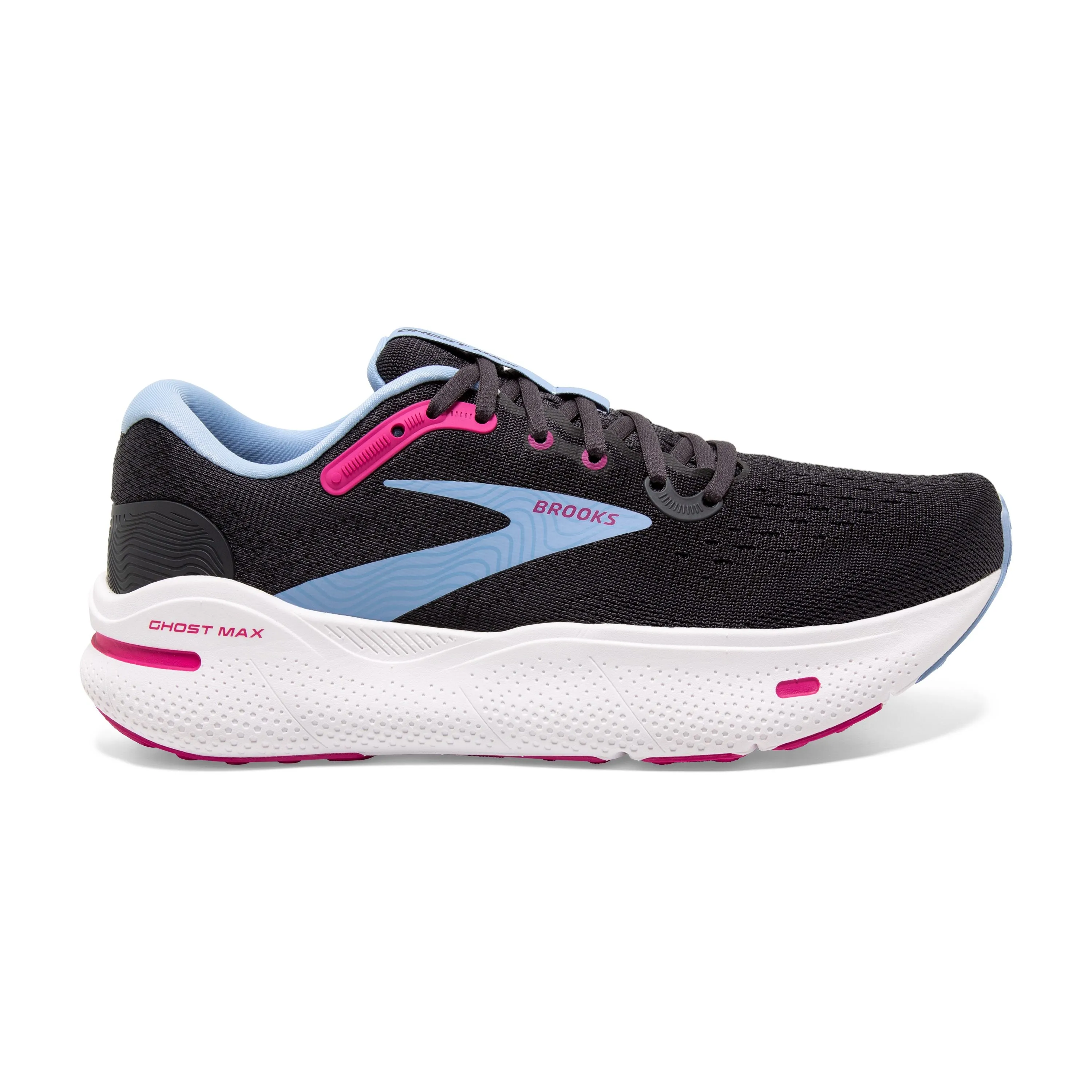 Brooks | Ghost Max | Women's | Ebony/Open Air/Lilac Rose