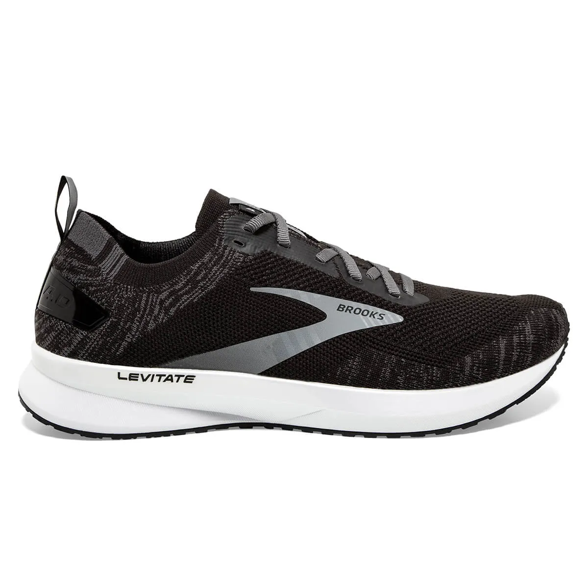 Brooks Levitate 4 Mens | Black/blackened Pearl/white