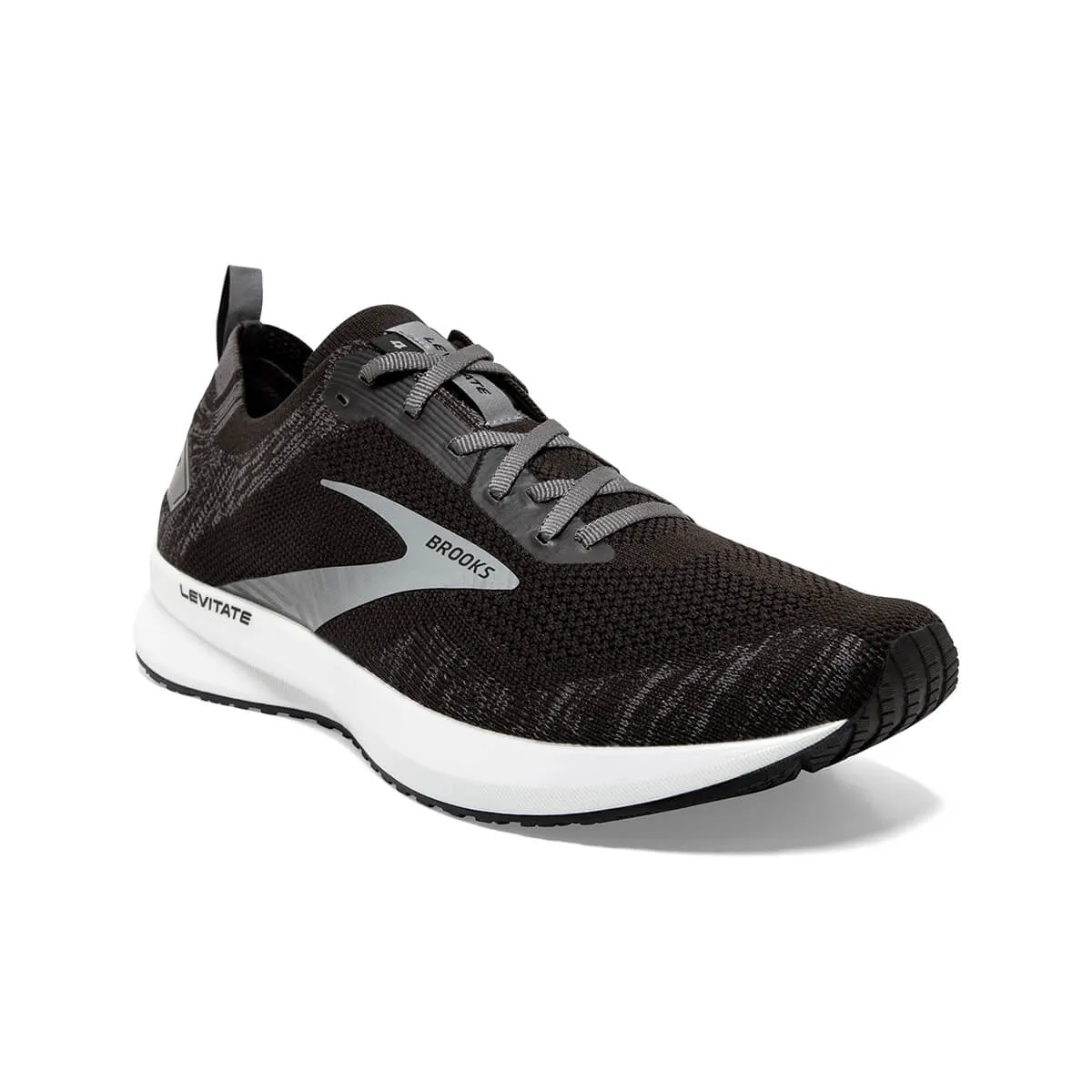 Brooks Levitate 4 Mens | Black/blackened Pearl/white