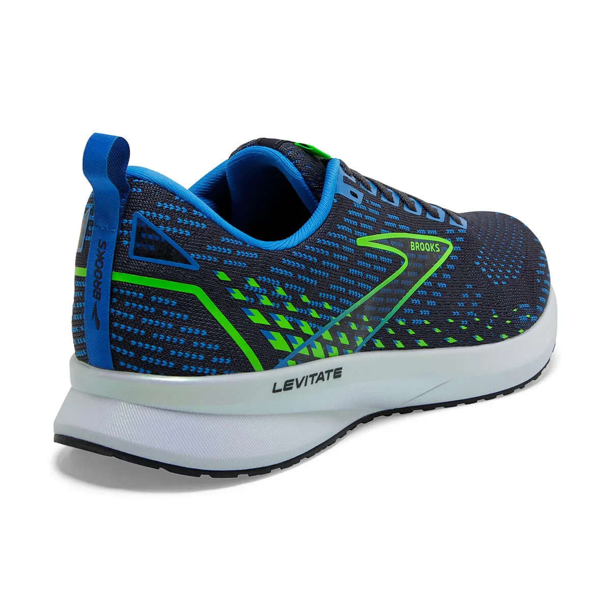 Brooks Levitate 5 Mens | India Ink/blue/green Gecko